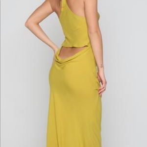 Acacia Maliko maxi dress in Pineapple (color).